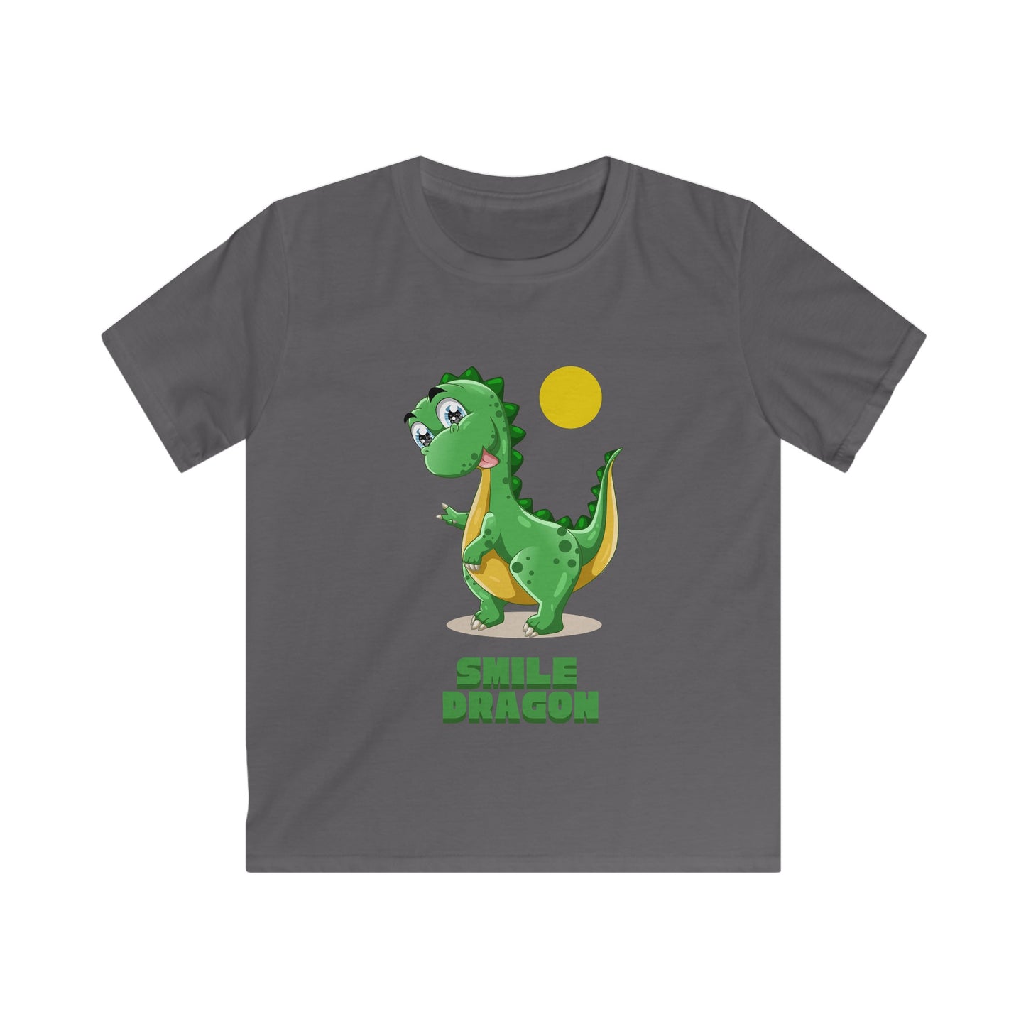 Kids Tee - Smile Dragon Graphic Print