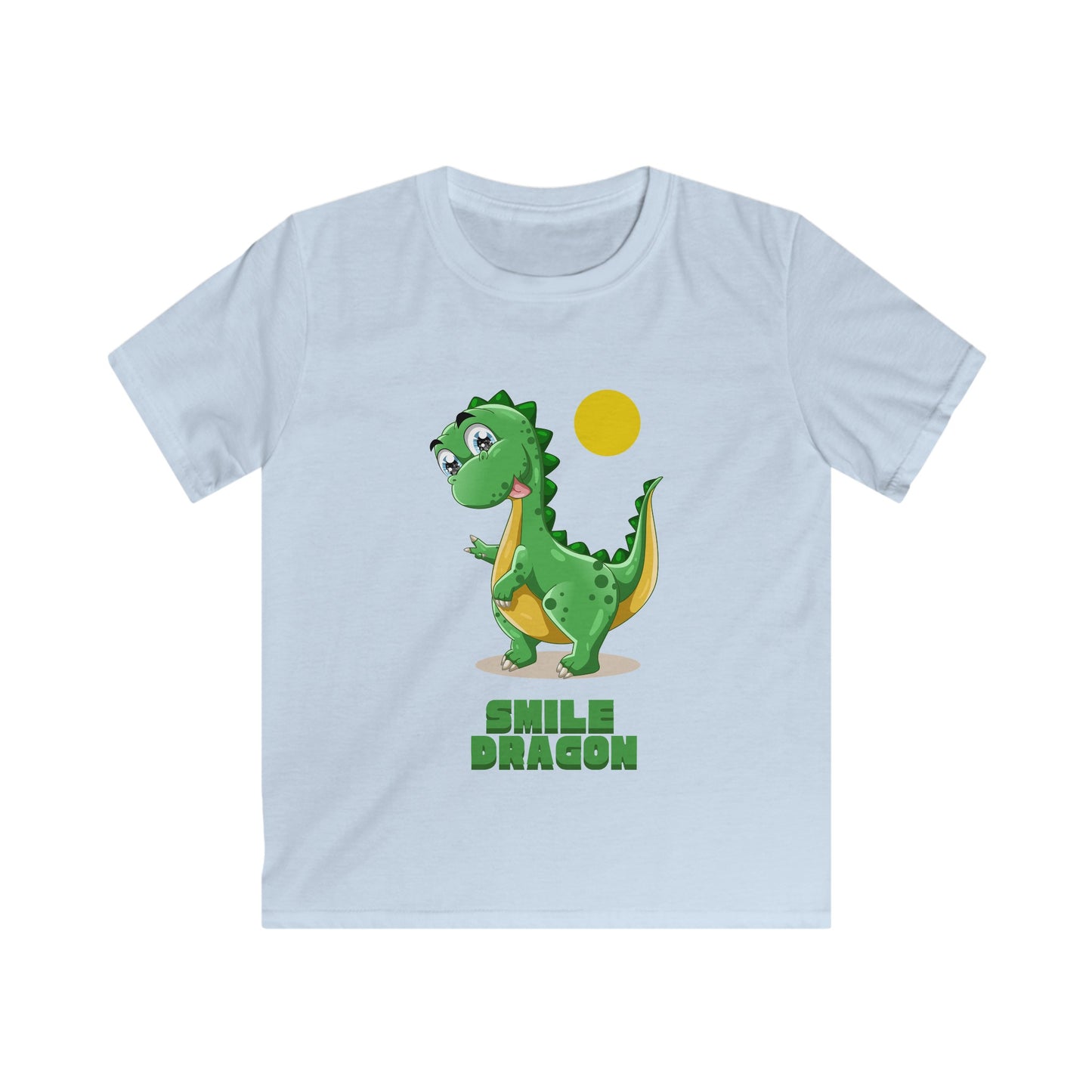 Kids Tee - Smile Dragon Graphic Print
