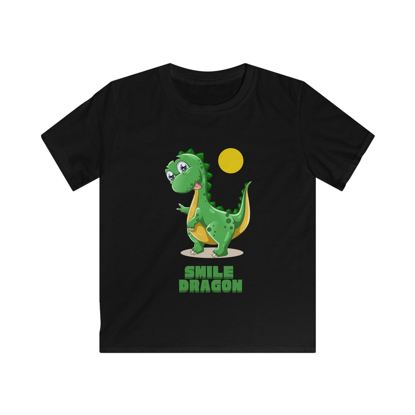 Kids Tee - Smile Dragon Graphic Print