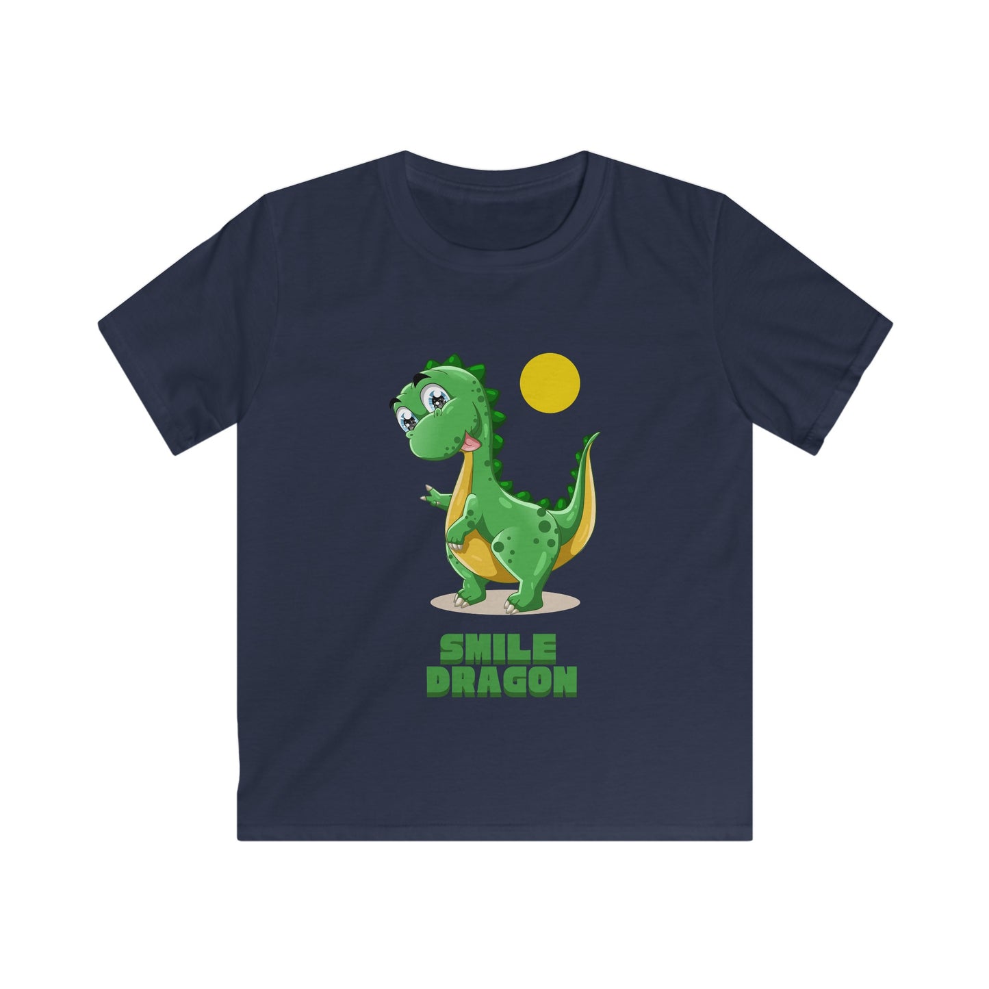 Kids Tee - Smile Dragon Graphic Print