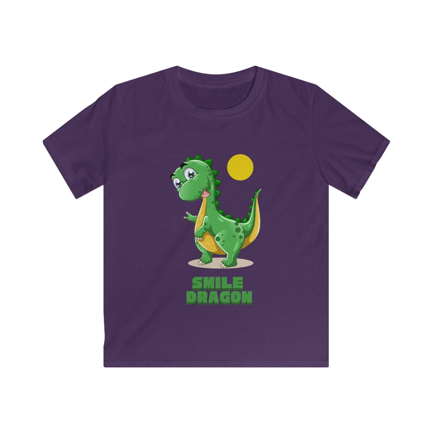 Kids Tee - Smile Dragon Graphic Print
