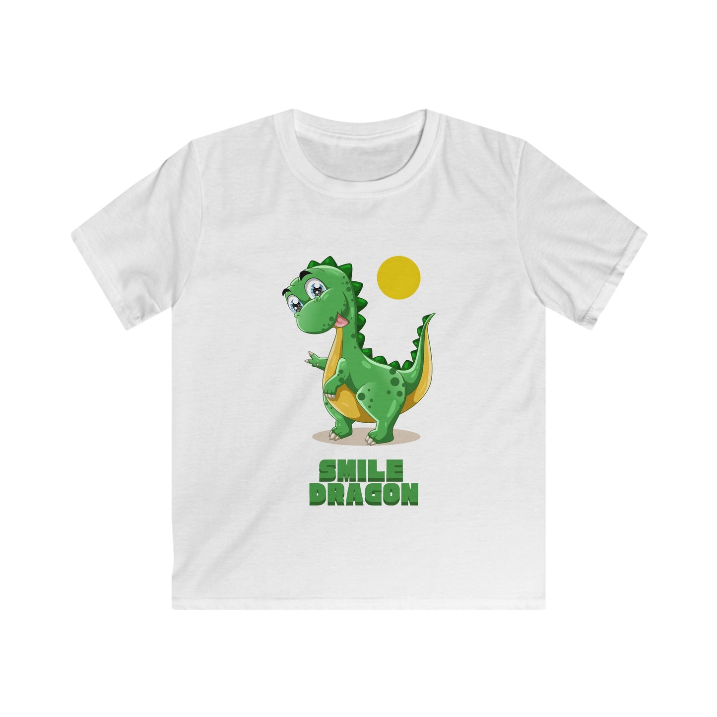 Kids Tee - Smile Dragon Graphic Print
