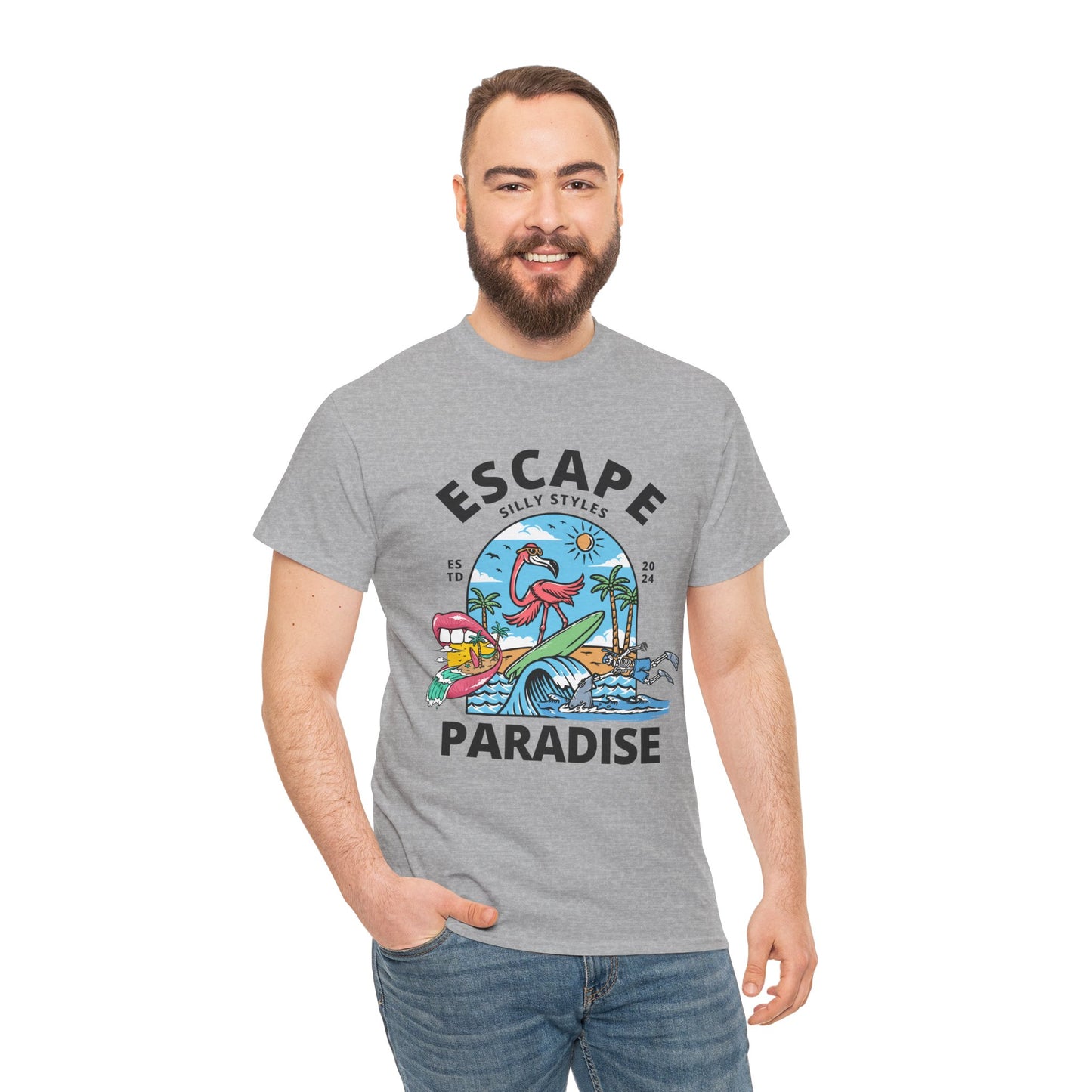 Paradise - Heavy Cotton Tee (Express Delivery available)