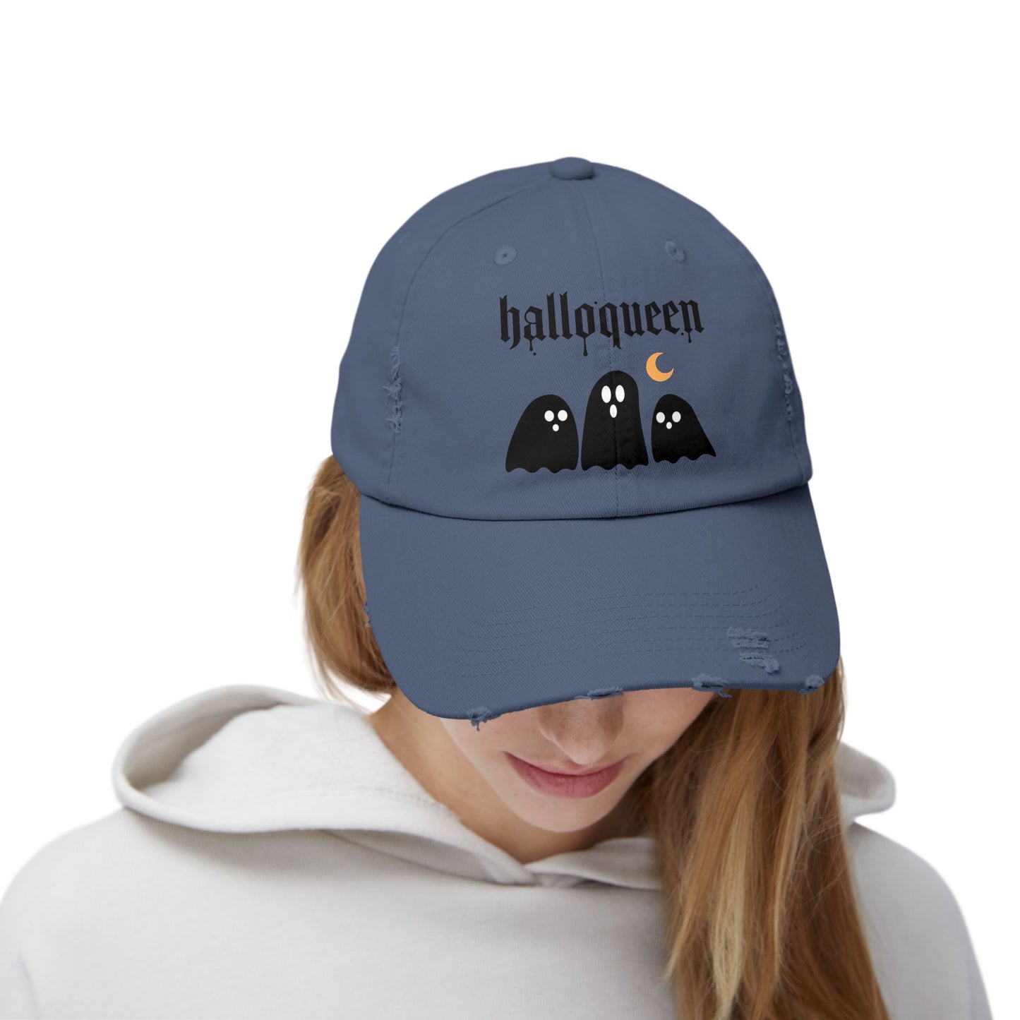 Women's Halloween Distressed Cap