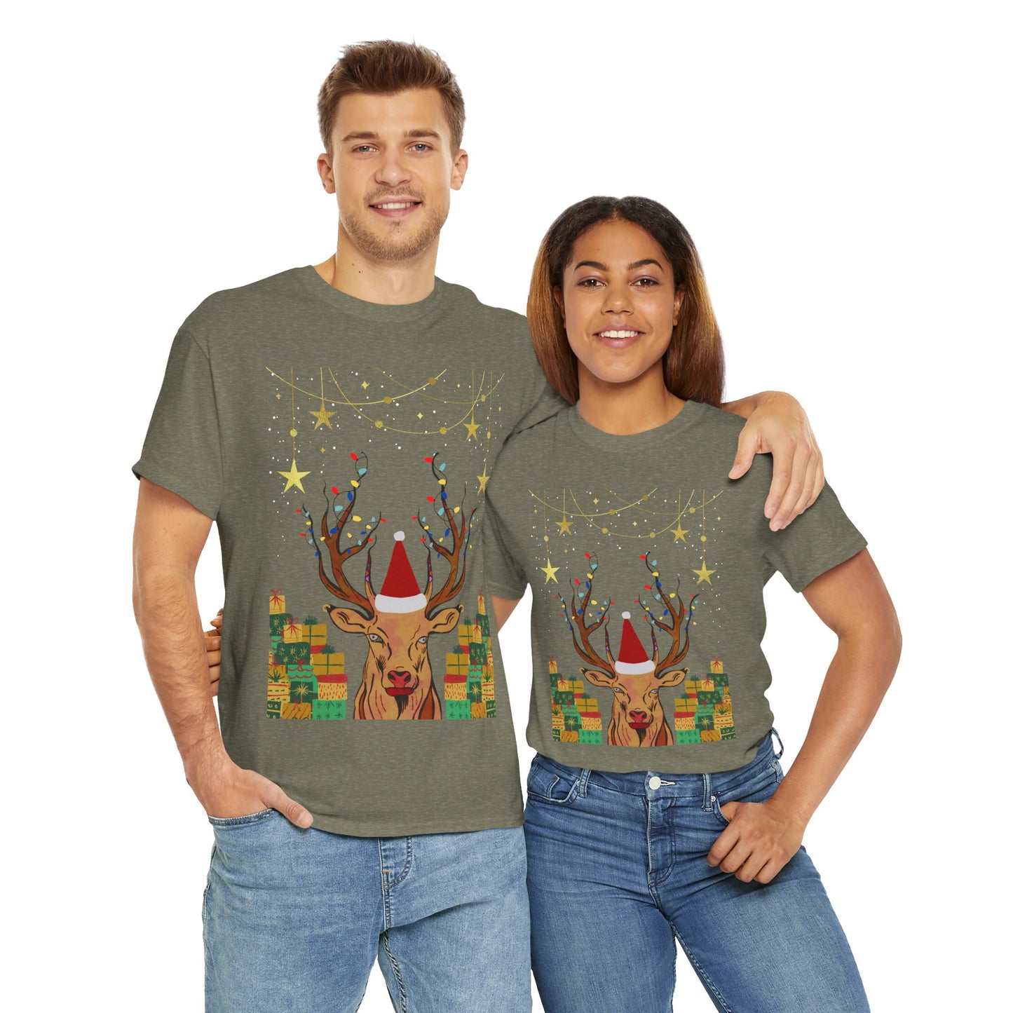 Christmas - Unisex Heavy Cotton Tee (Express Delivery available)