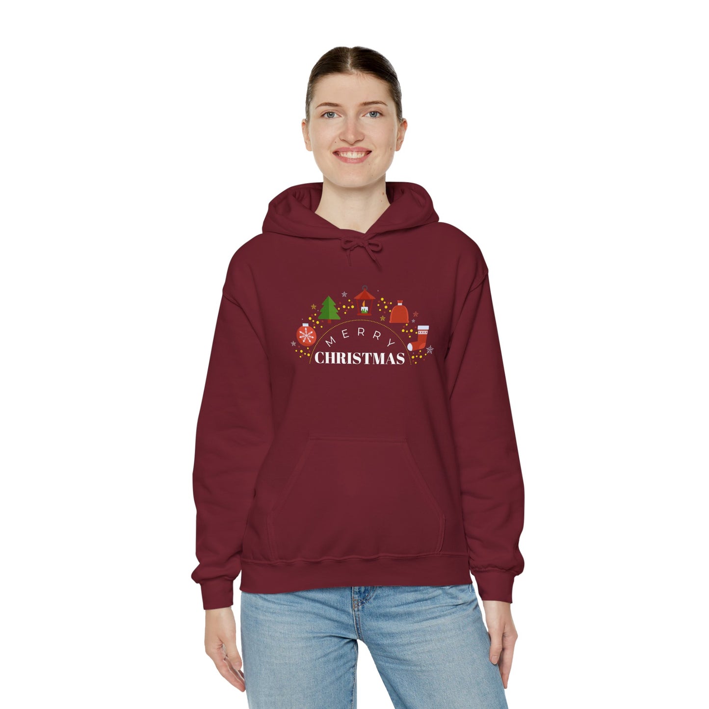 Merry Christmas - Unisex Heavy Blend™ Hooded Sweatshirt