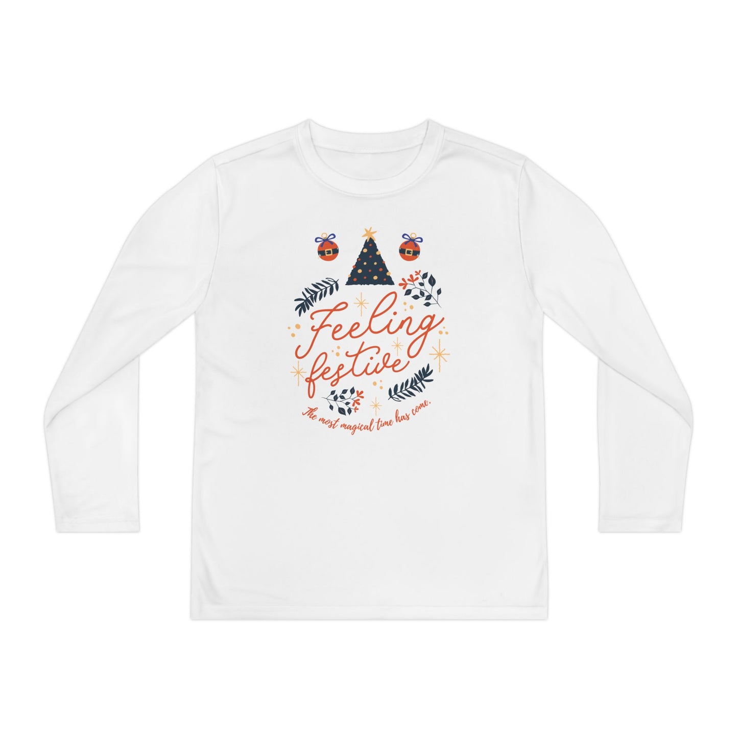 Christmas - Youth Long Sleeve Competitor Tee