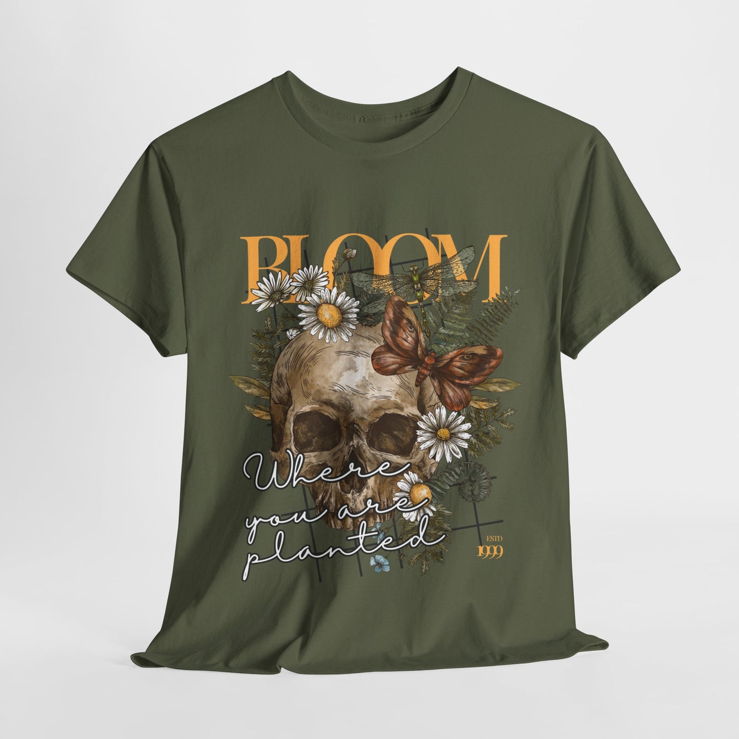 Bloom - Men's Heavy Cotton Tee (Express Delivery available)