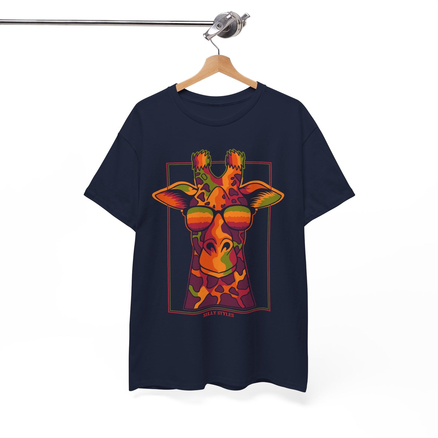 Giraffe - Heavy Cotton Tee (Express Delivery available)