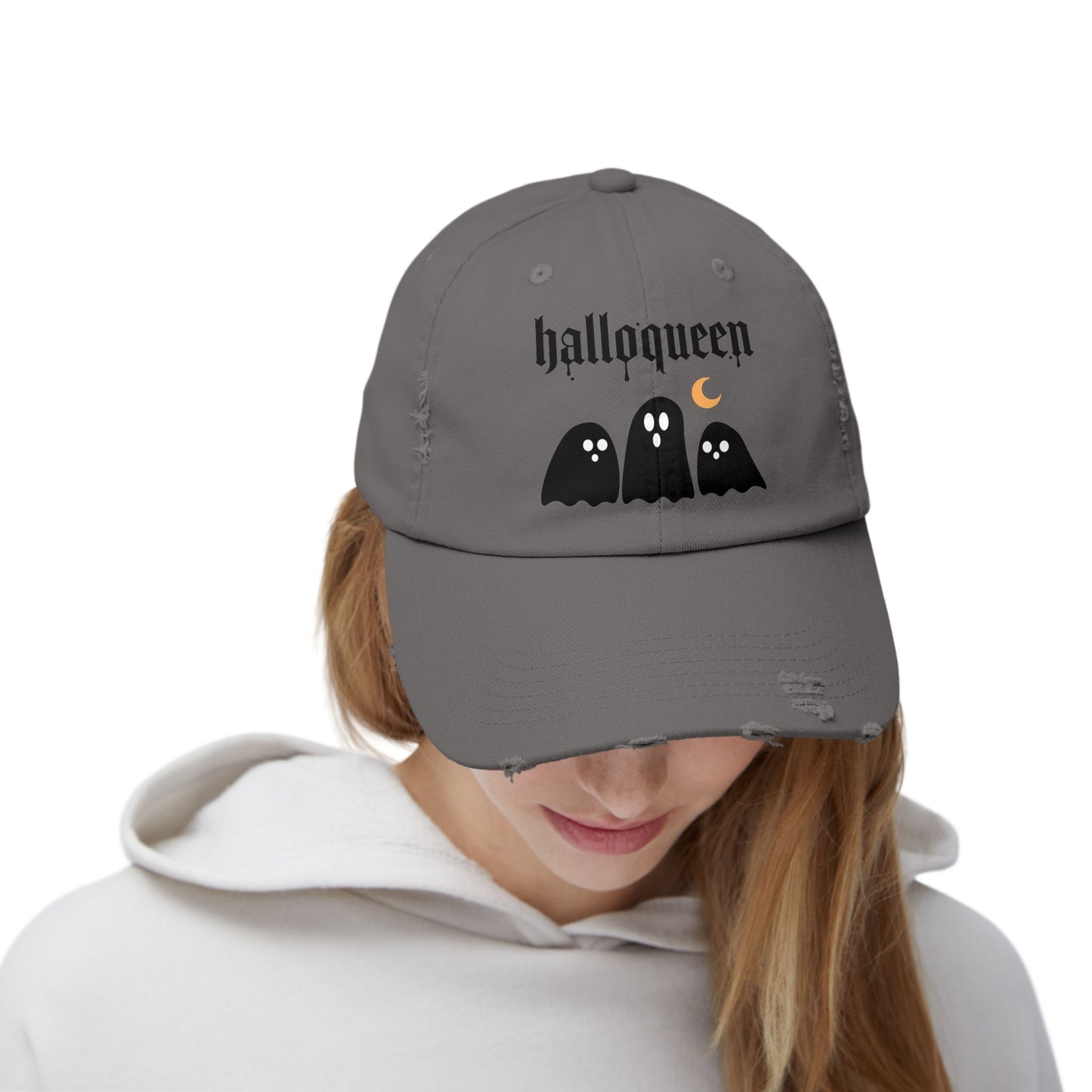 Women's Halloween Distressed Cap