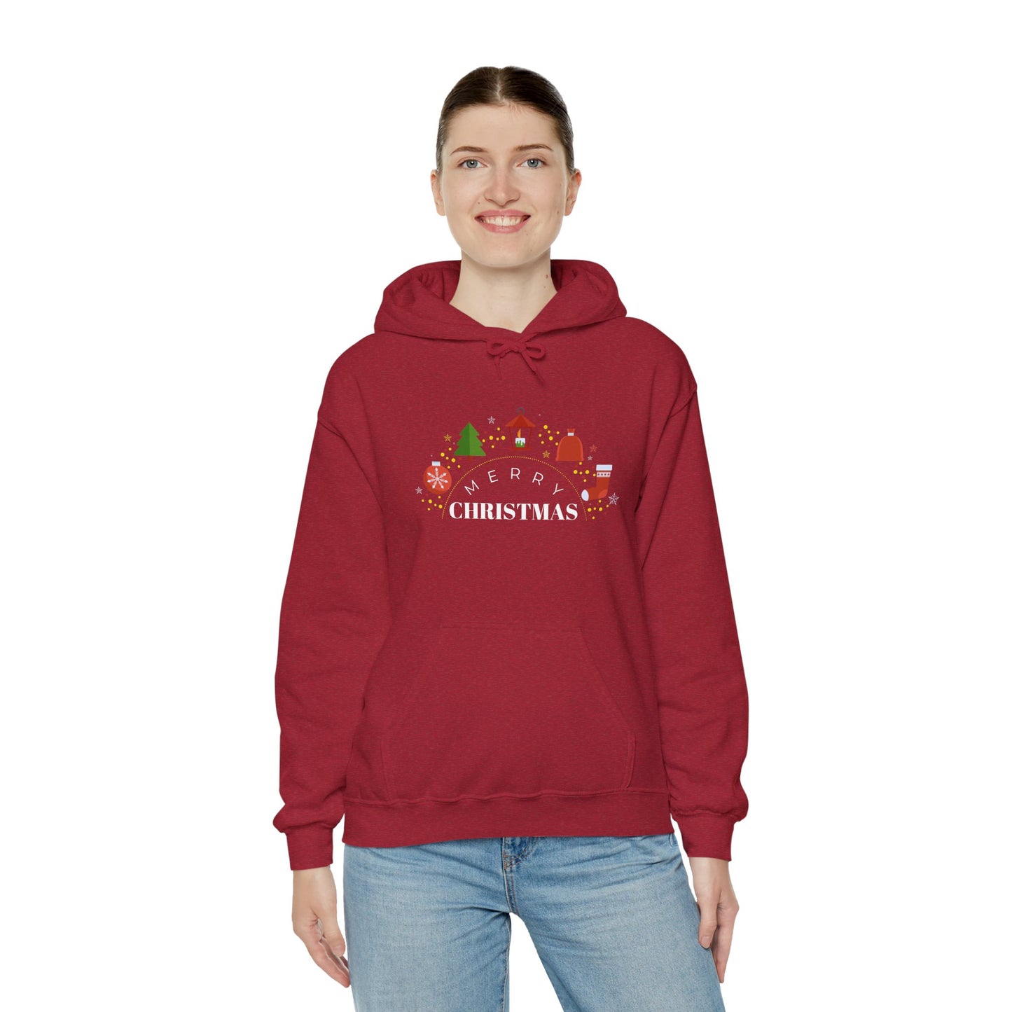 Merry Christmas - Unisex Heavy Blend™ Hooded Sweatshirt