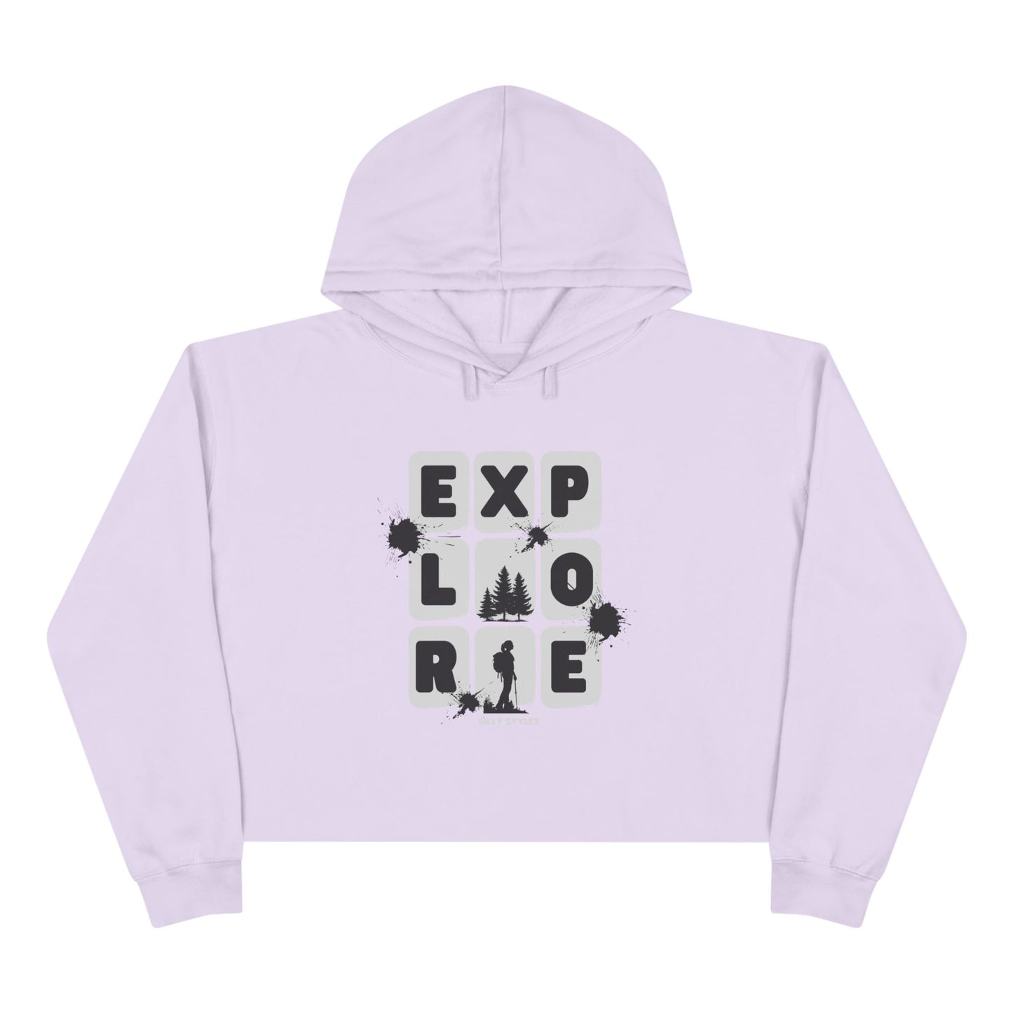 Explore - Crop Hoodie