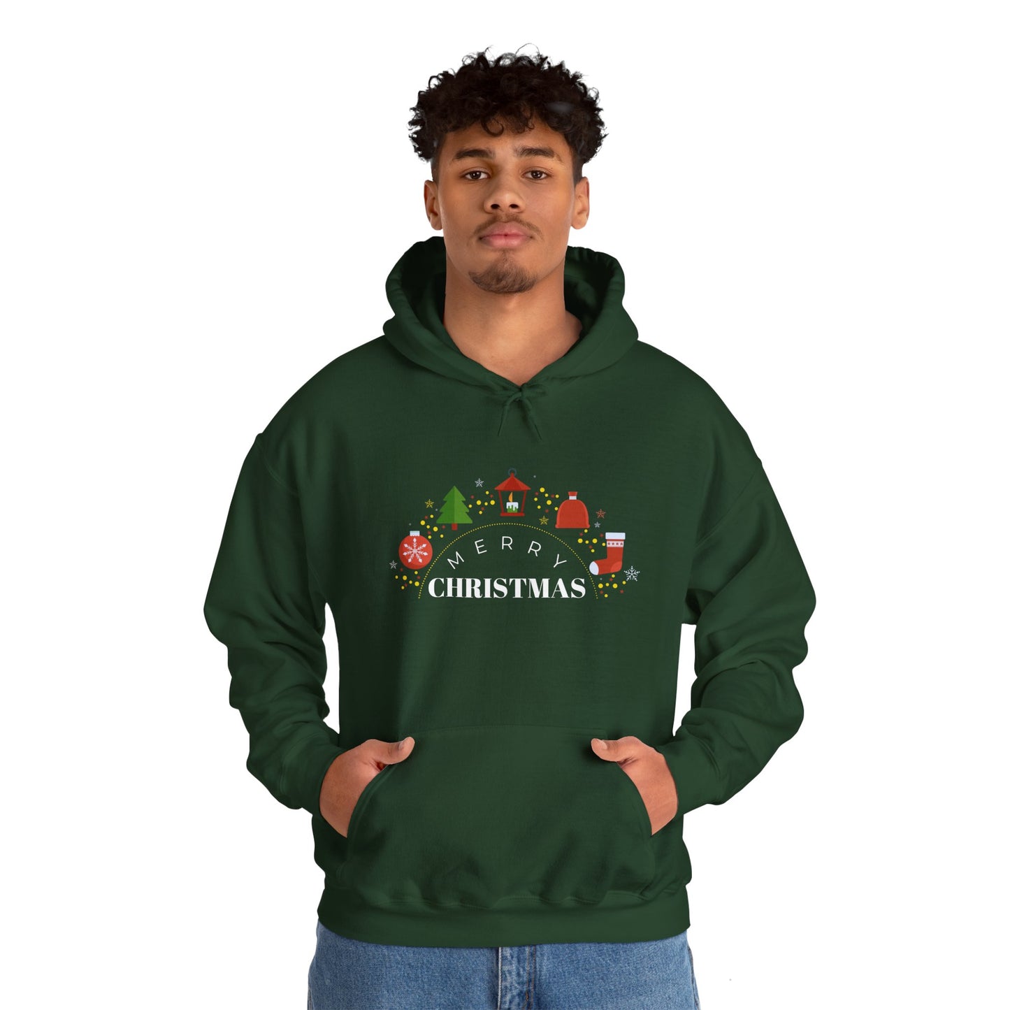 Merry Christmas - Unisex Heavy Blend™ Hooded Sweatshirt