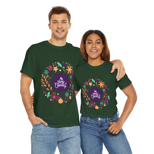 Merry Christmas - Unisex Heavy Cotton Tee (Express Delivery available)