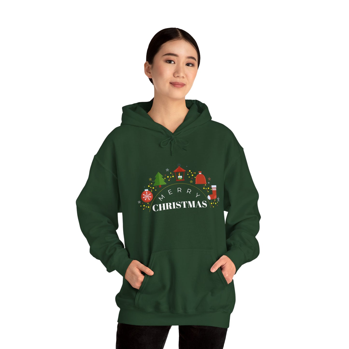 Merry Christmas - Unisex Heavy Blend™ Hooded Sweatshirt