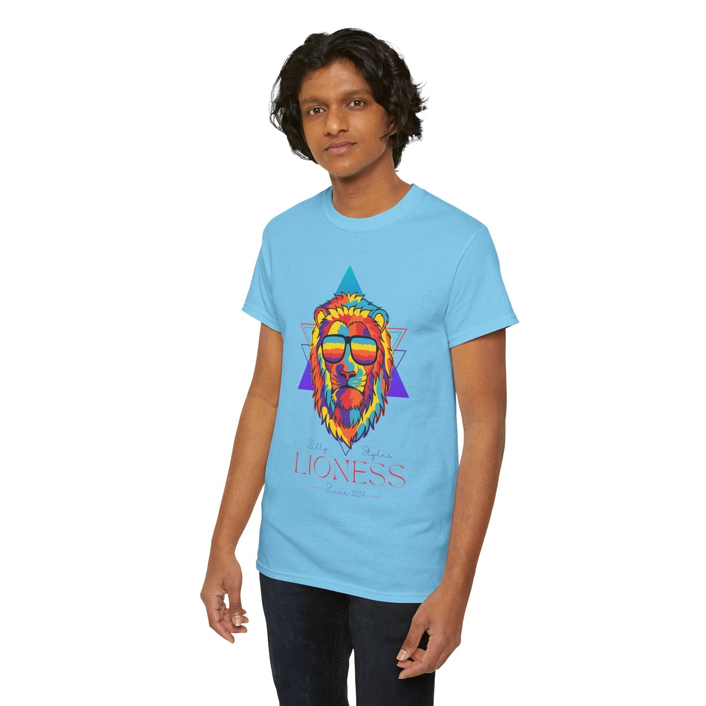 Silly Styles Premium Lion - Heavy Cotton Tee (Express Delivery available)
