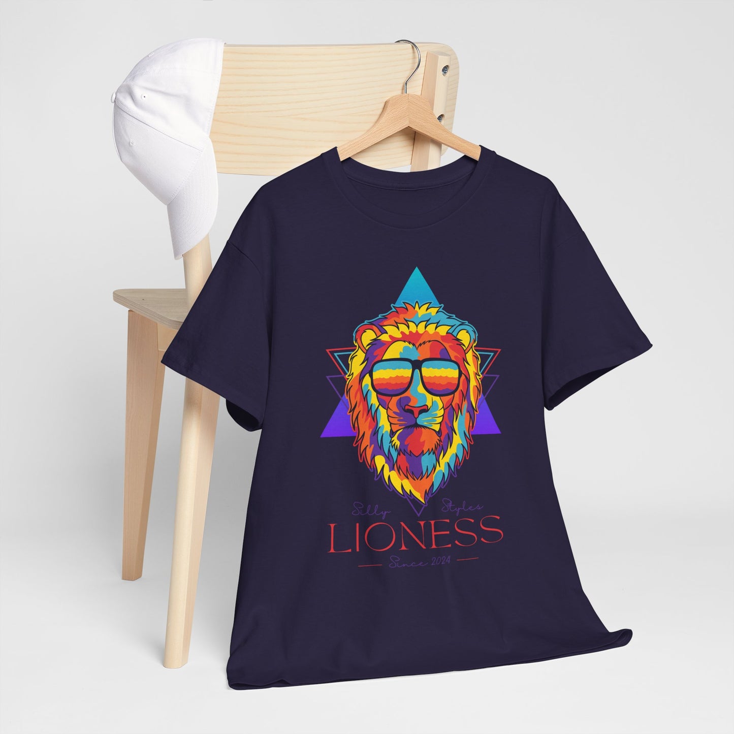 Silly Styles Premium Lion - Heavy Cotton Tee (Express Delivery available)