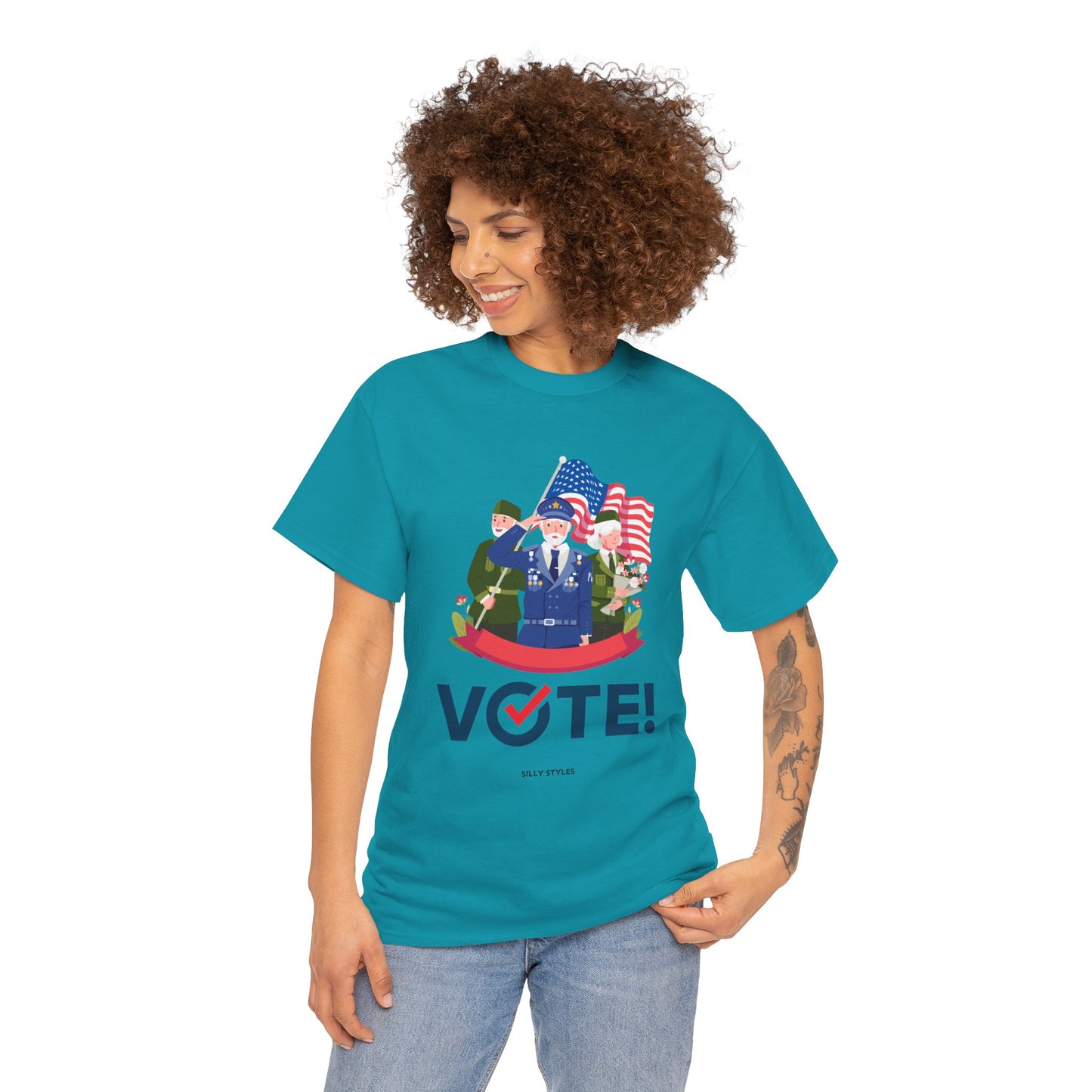 Vote - Unisex Heavy Cotton Tee