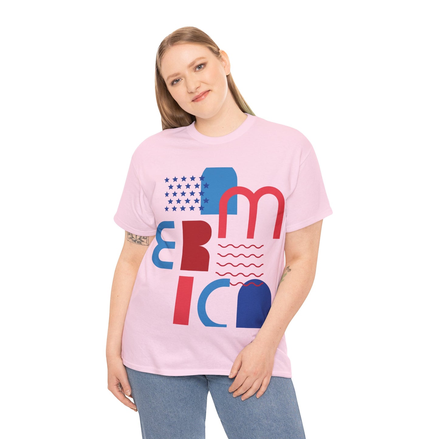 America - Unisex Heavy Cotton Tee