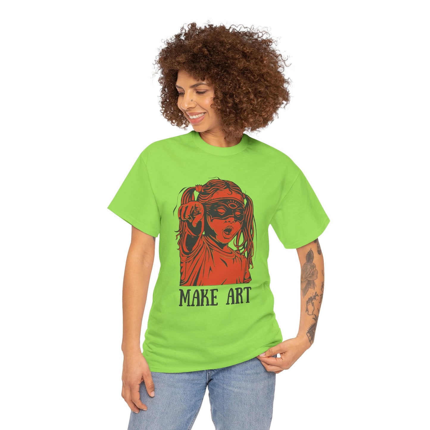 Women's Heavy Cotton Tee (Express Delivery available)