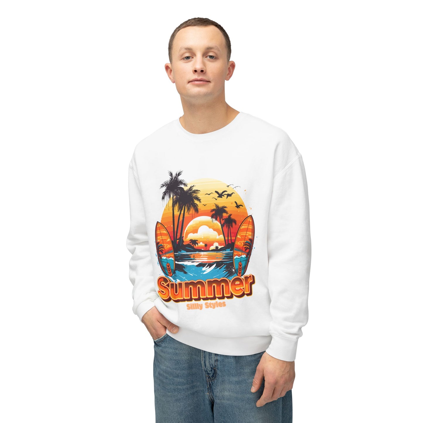 Summer - Lightweight Crewneck Sweatshirt