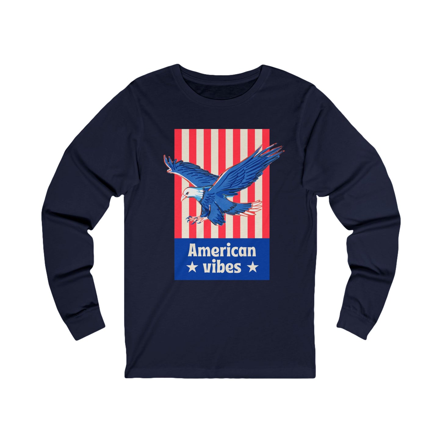 American - Unisex Jersey Long Sleeve Tee