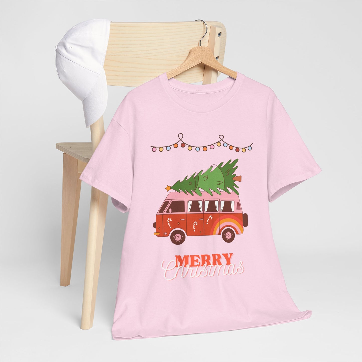 Merry Christmas - Heavy Cotton Tee (Express Delivery available)