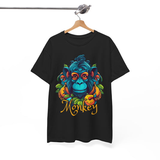 Monkey - Men's Heavy Cotton Tee (Express Delivery available)