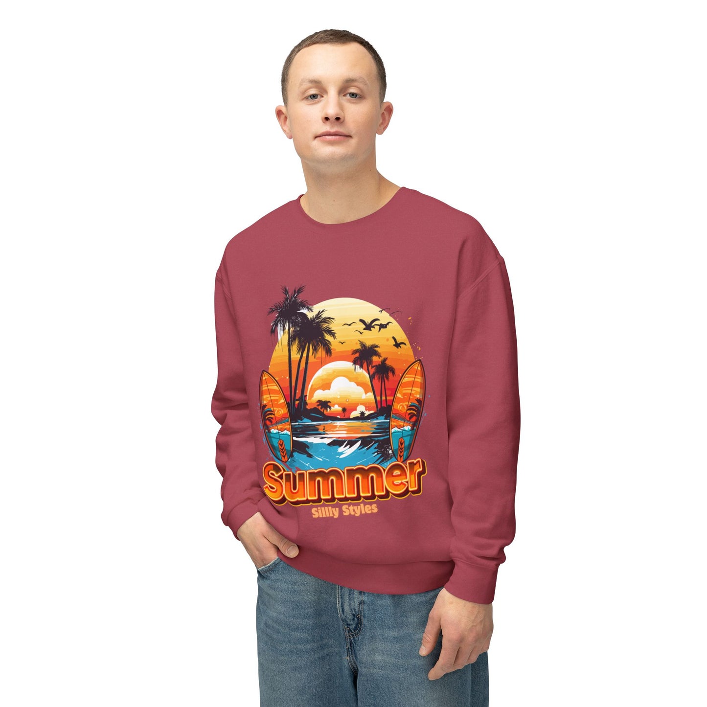 Summer - Lightweight Crewneck Sweatshirt
