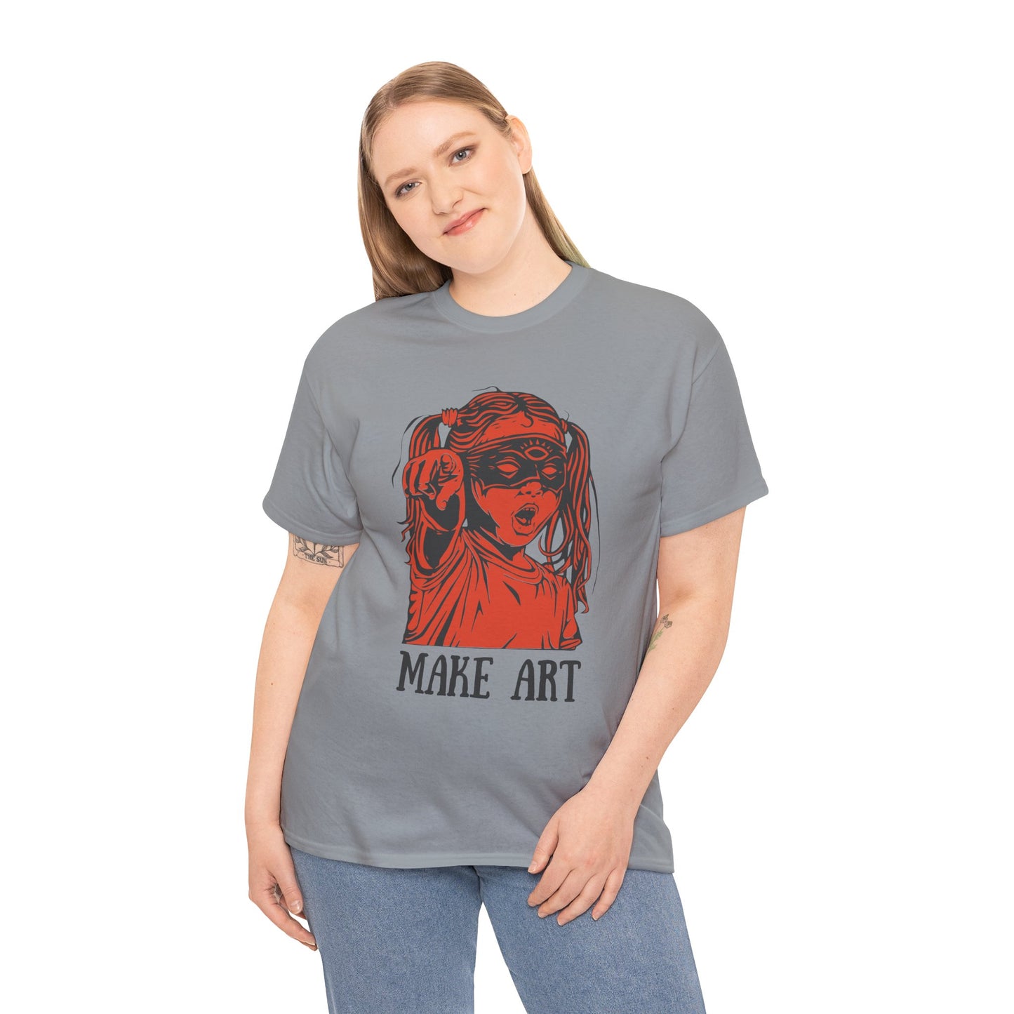 Women's Heavy Cotton Tee (Express Delivery available)