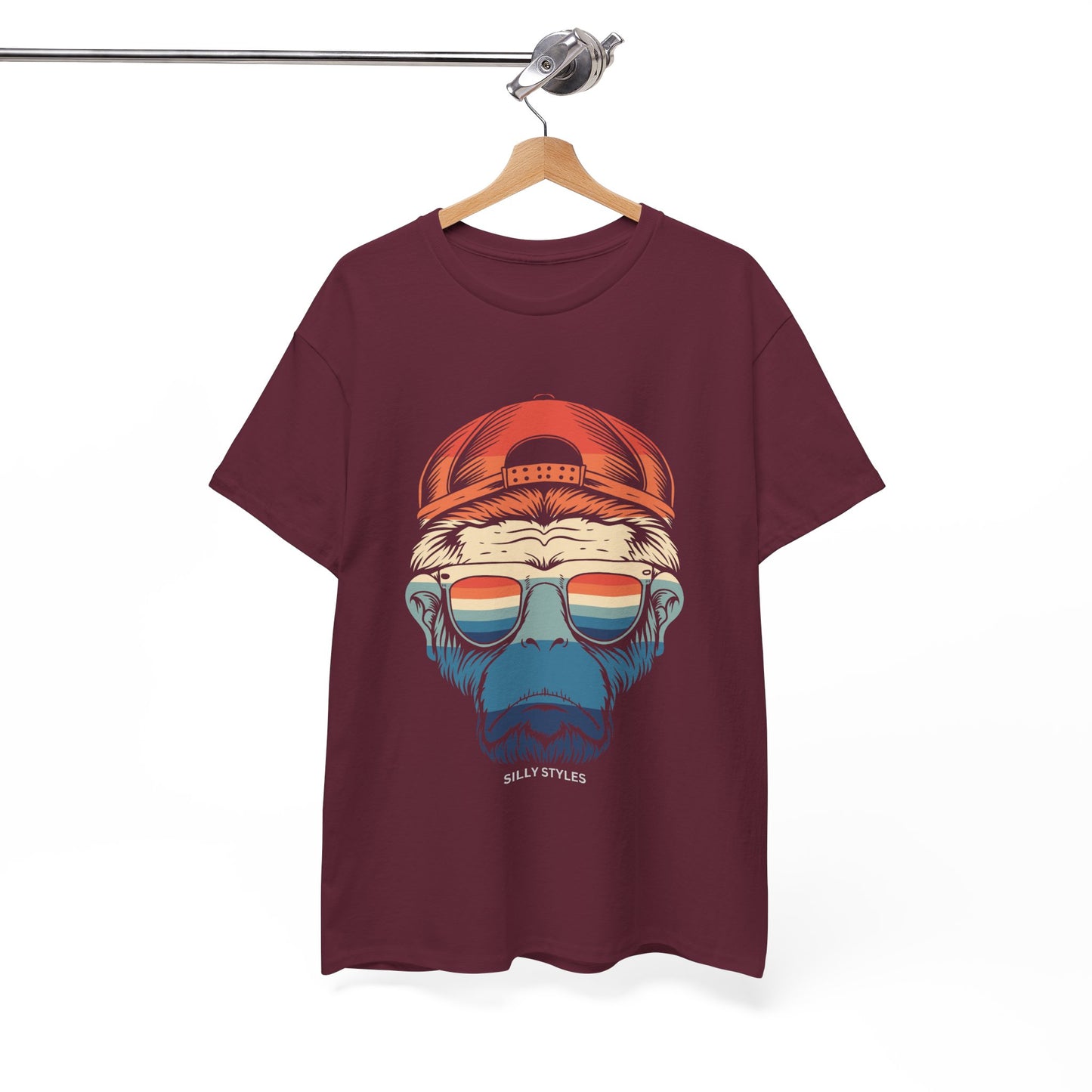 Monkey - Heavy Cotton Tee (Express Delivery available)