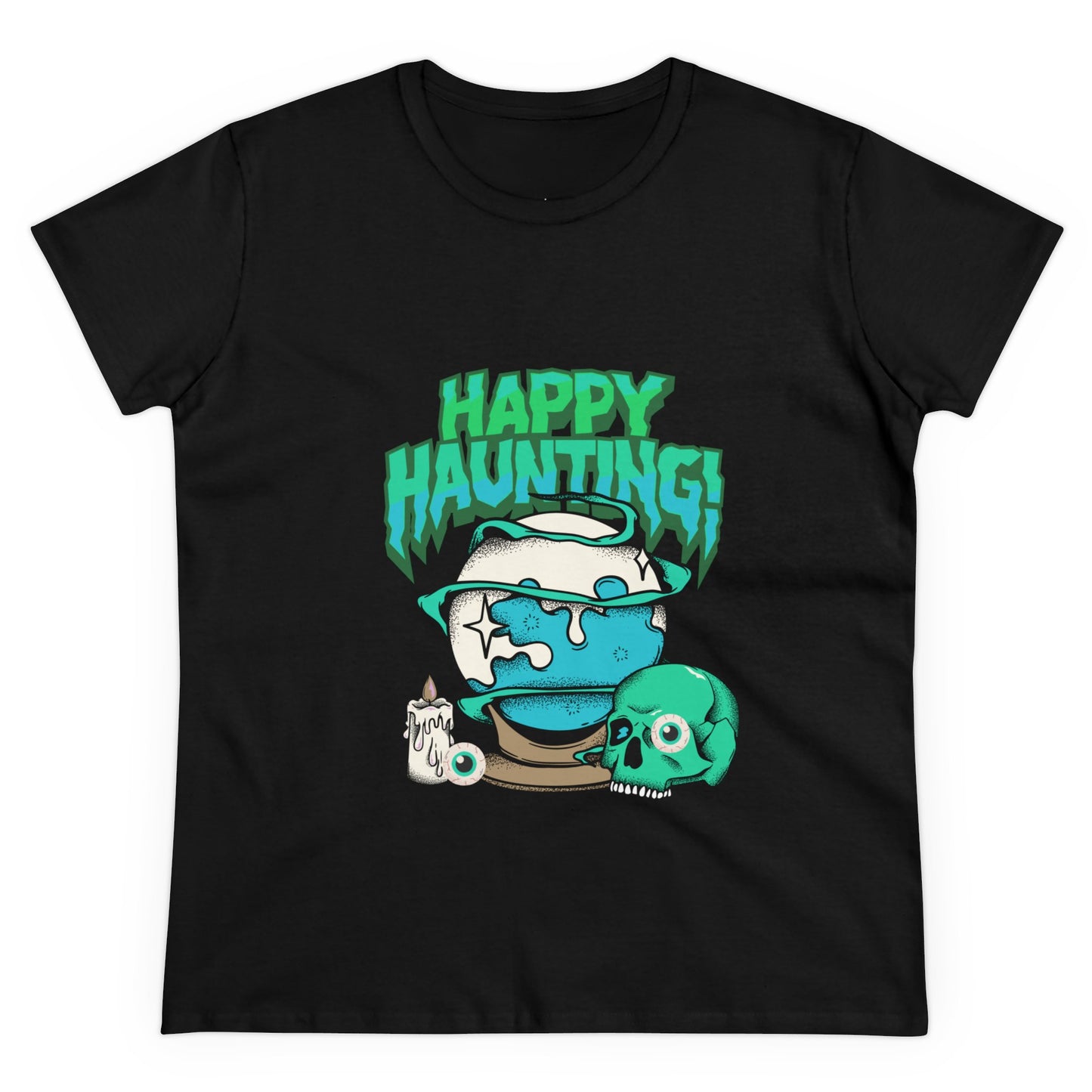Women's Halloween Midweight Cotton Tee