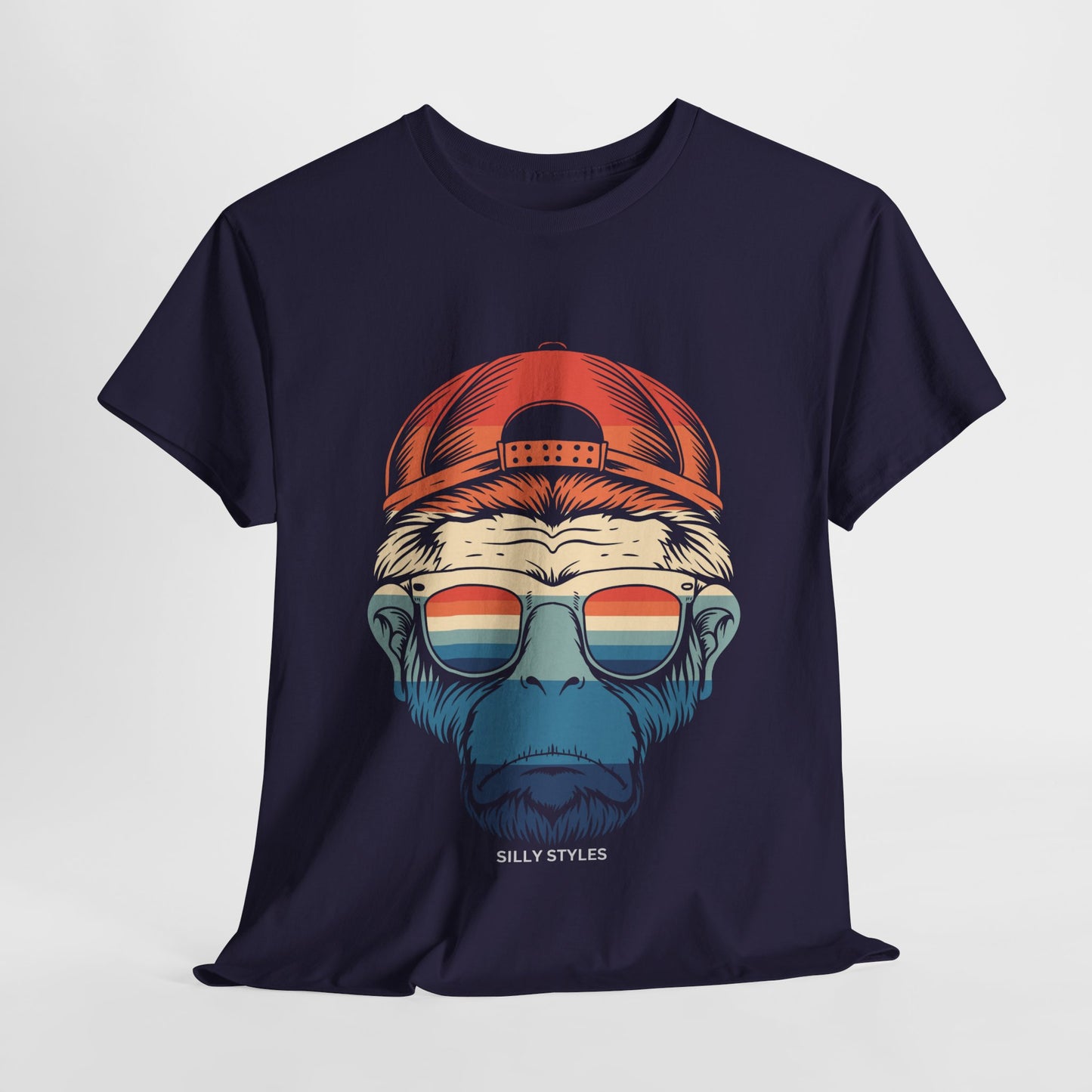Monkey - Heavy Cotton Tee (Express Delivery available)