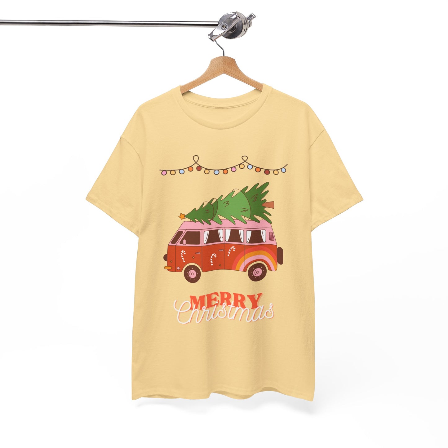 Merry Christmas - Heavy Cotton Tee (Express Delivery available)