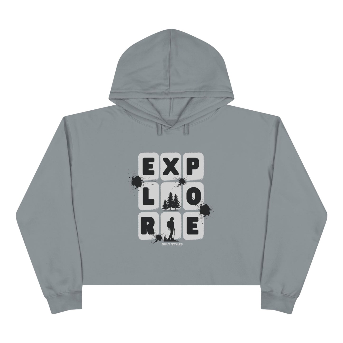 Explore - Crop Hoodie