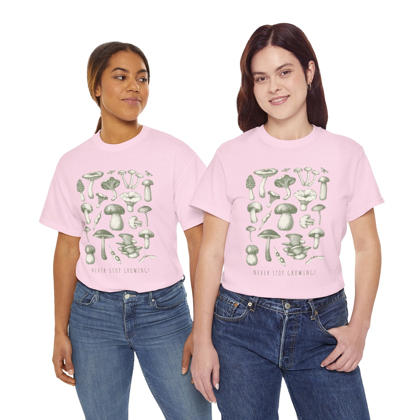 Mushroom Tee - Women's Heavy Cotton (Express Delivery available)