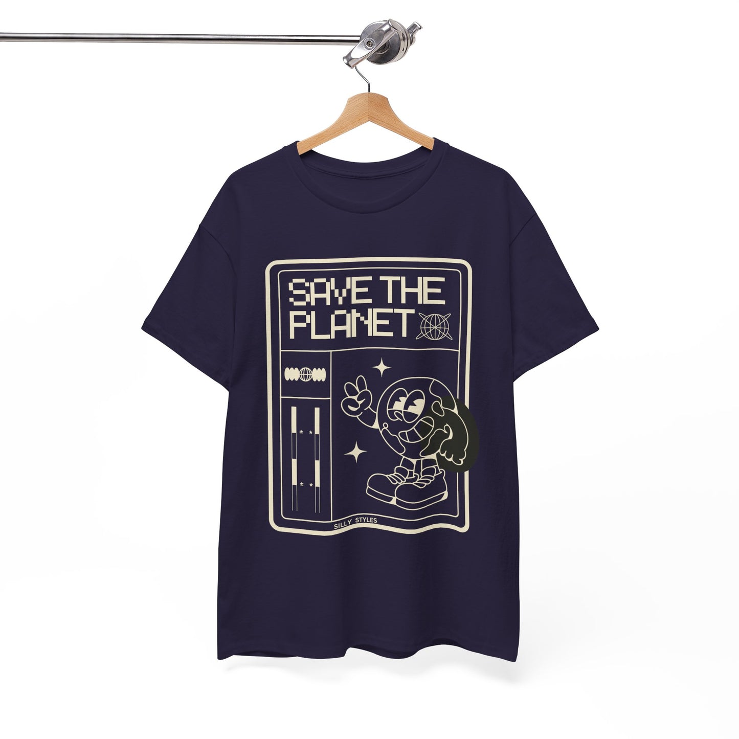 Save the planet - Heavy Cotton Tee (Express Delivery available)
