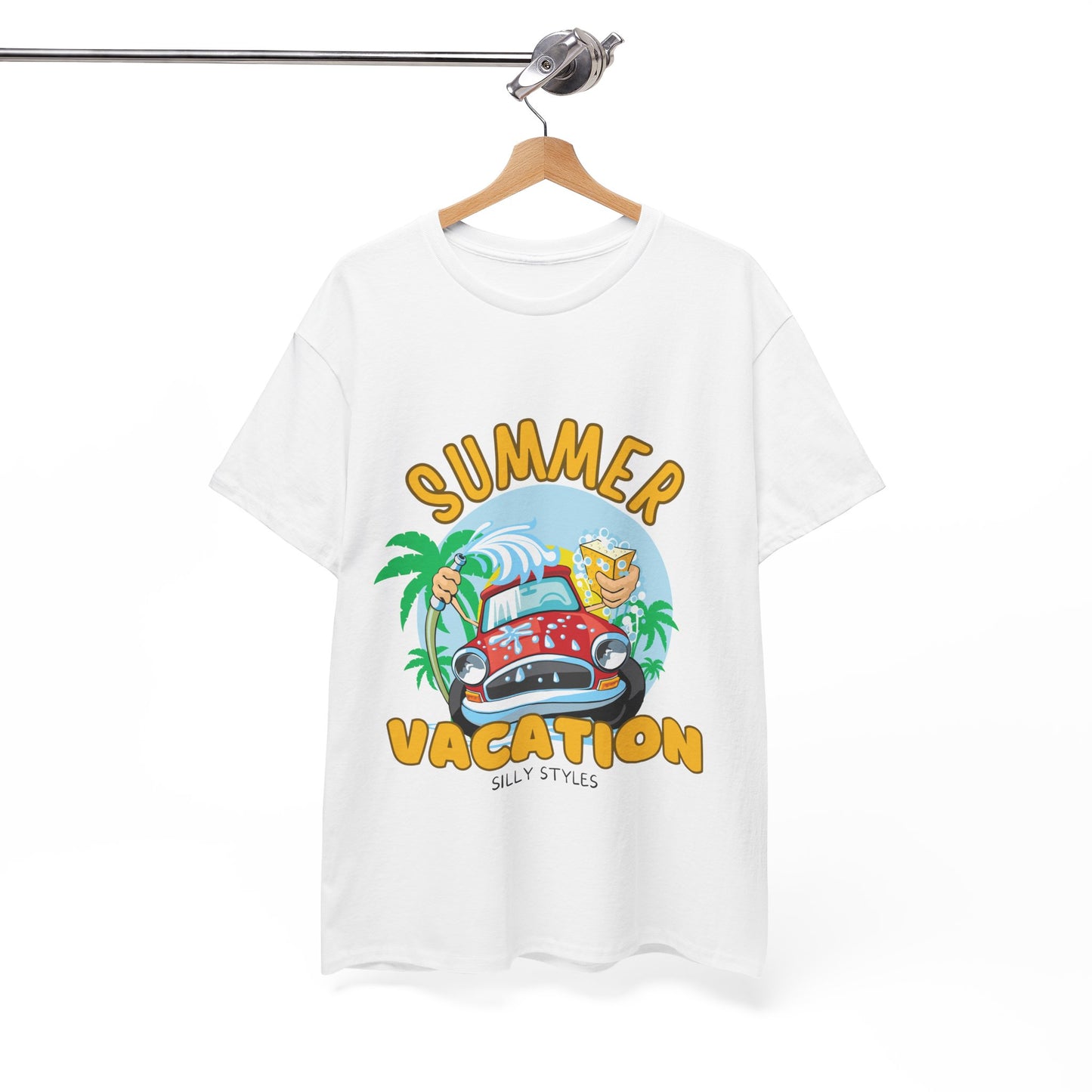 Summer Vacation Tee - Men's Beach Getaway (Express Delivery available)