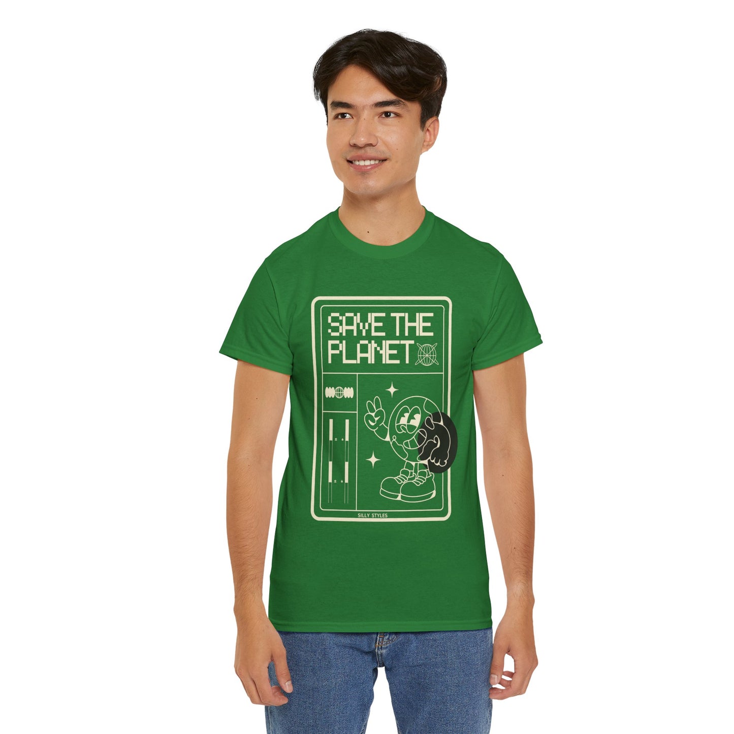 Save the planet - Heavy Cotton Tee (Express Delivery available)