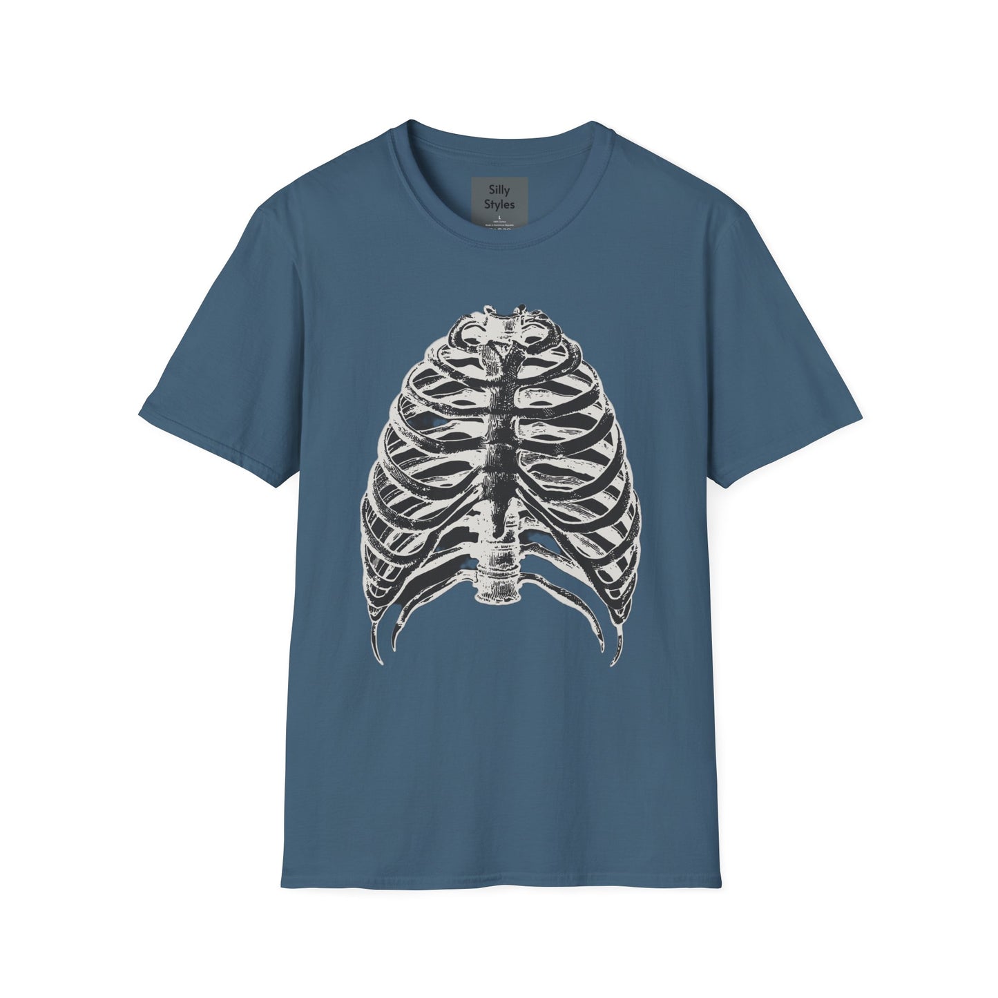 Halloween Skeleton T-Shirt - Softstyle / Unisex