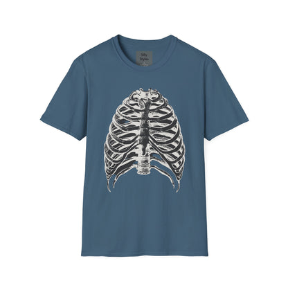 Halloween Skeleton T-Shirt - Softstyle / Unisex