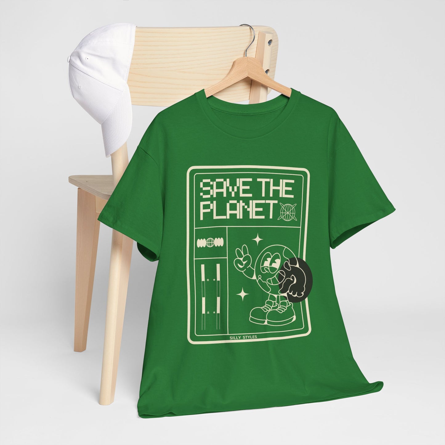 Save the planet - Heavy Cotton Tee (Express Delivery available)