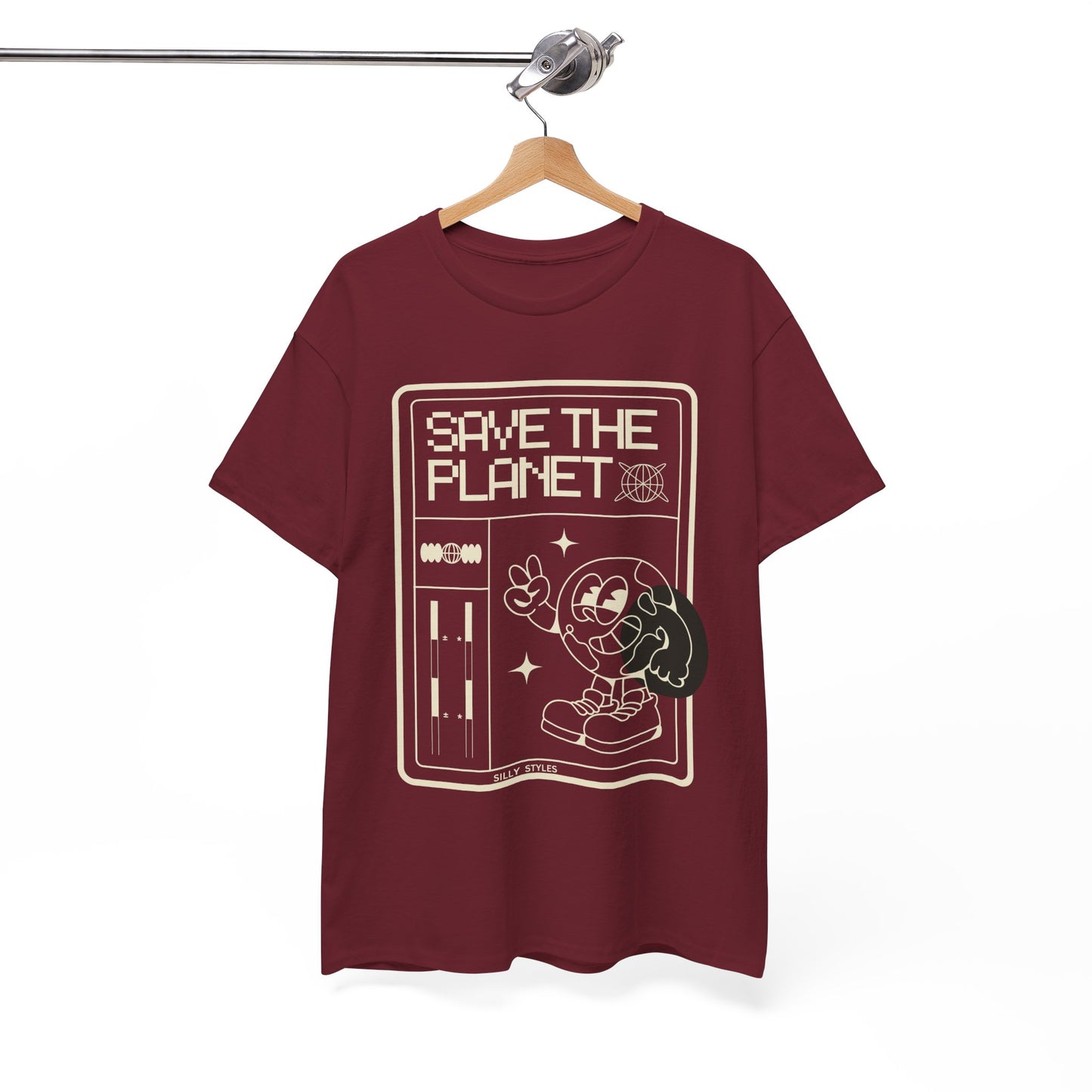 Save the planet - Heavy Cotton Tee (Express Delivery available)