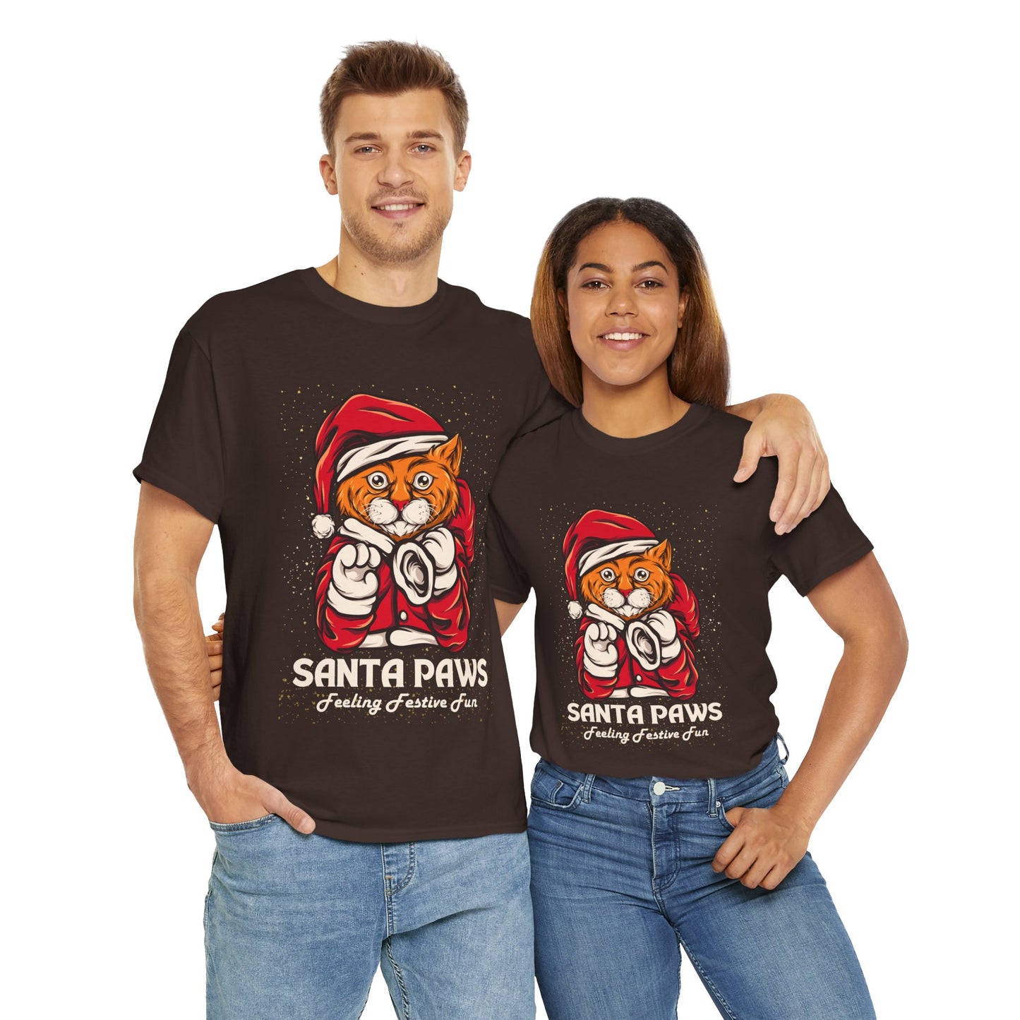 Christmas - Unisex Heavy Cotton Tee (Express Delivery available)