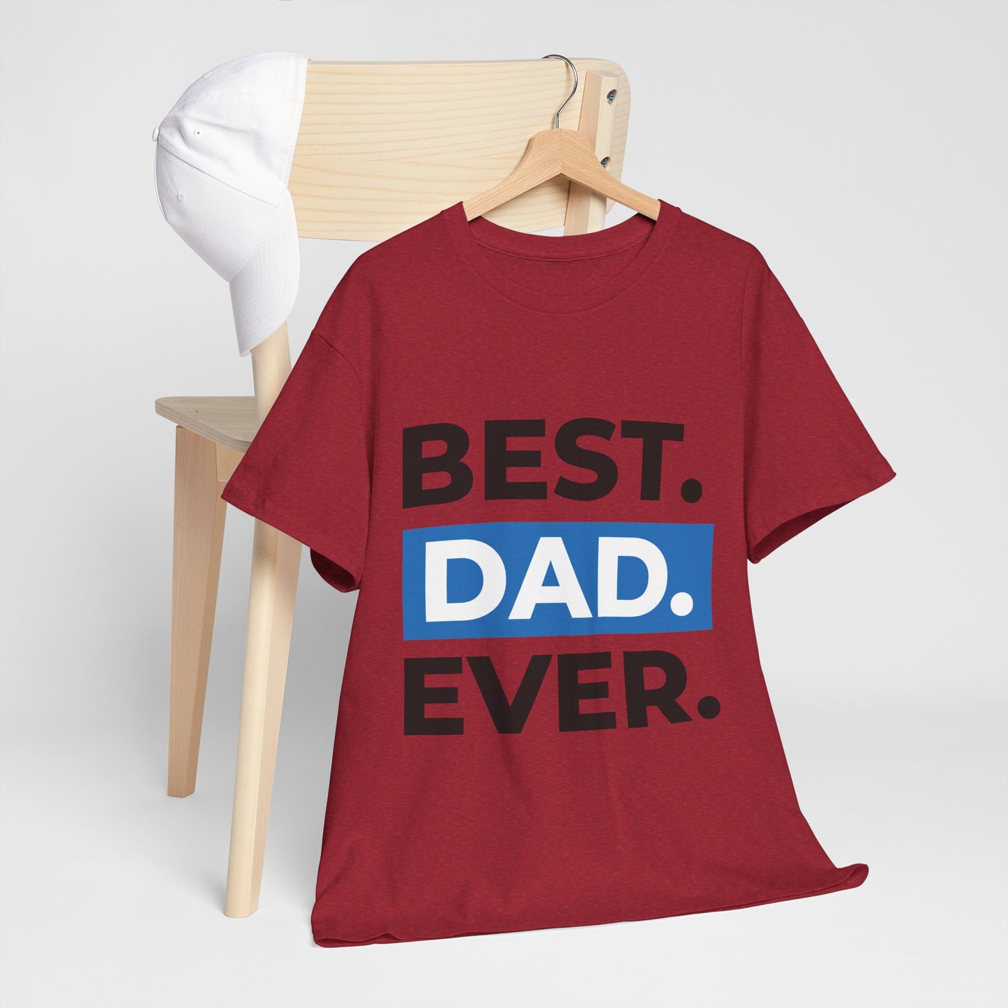 Best Dad - Men's Heavy Cotton Tee (Express Delivery available)