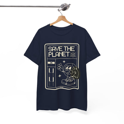 Save the planet - Heavy Cotton Tee (Express Delivery available)
