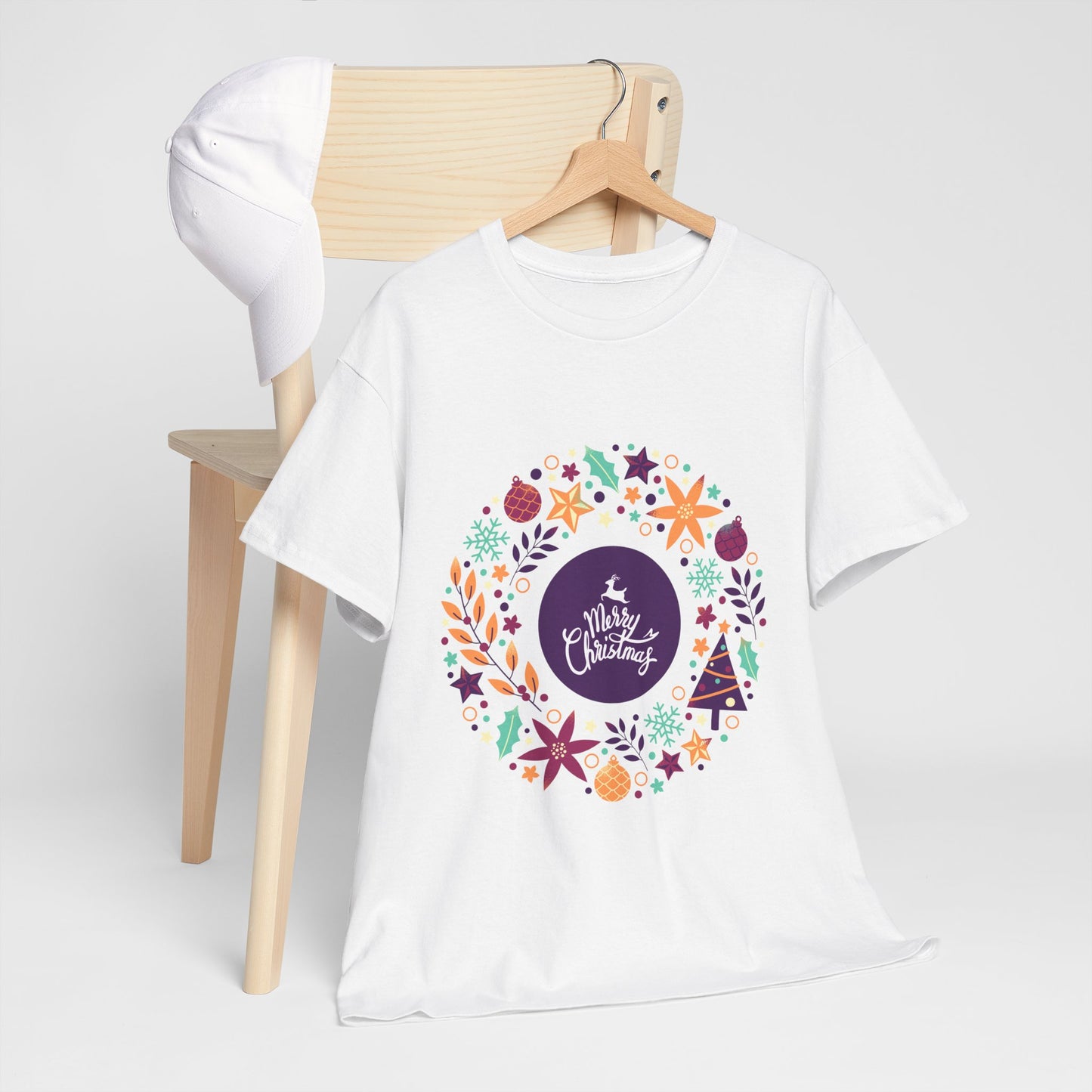 Merry Christmas - Unisex Heavy Cotton Tee (Express Delivery available)
