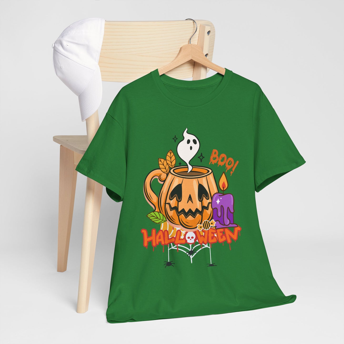 Halloween - Unisex Heavy Cotton Tee (Express Delivery available)