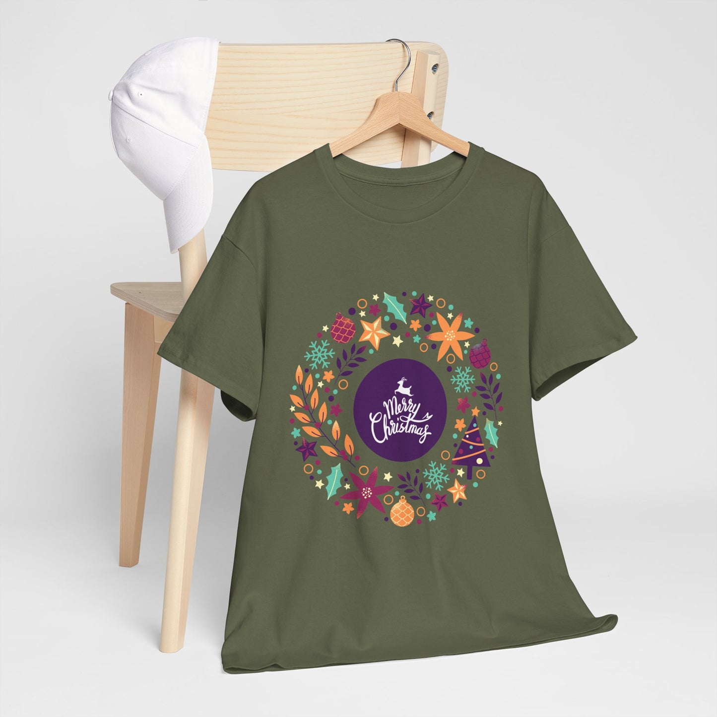 Merry Christmas - Unisex Heavy Cotton Tee (Express Delivery available)