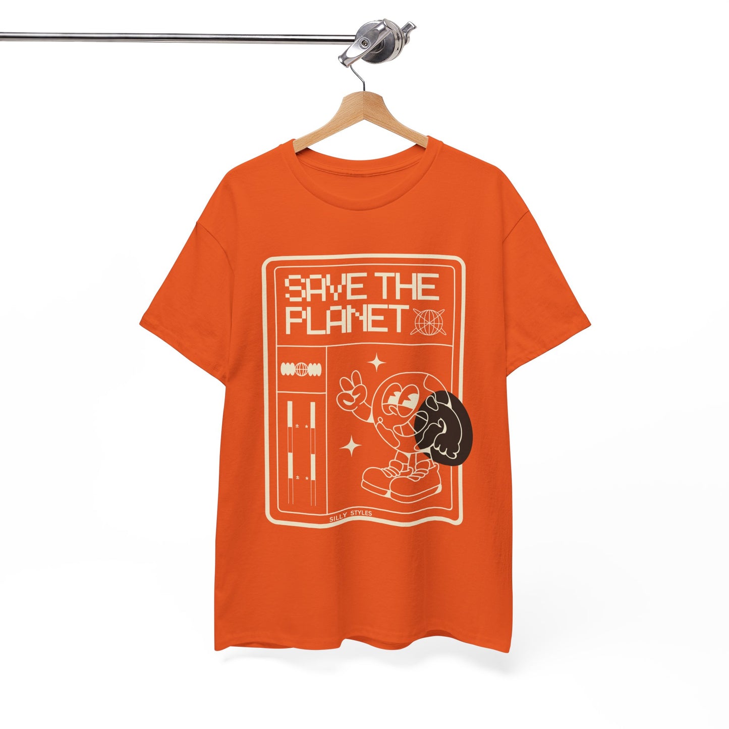 Save the planet - Heavy Cotton Tee (Express Delivery available)